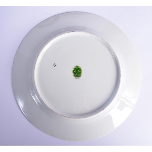 13 - A VINTAGE J K CARLSBAD BAVARIA PORCELAIN VIENNA STYLE TEASET decorated with Napoleonic scenes. Large... 