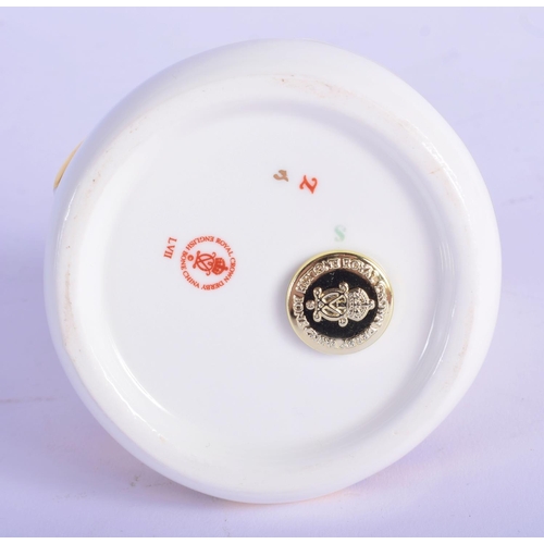 217 - Royal Crown Derby paperweight frog.  8cm High