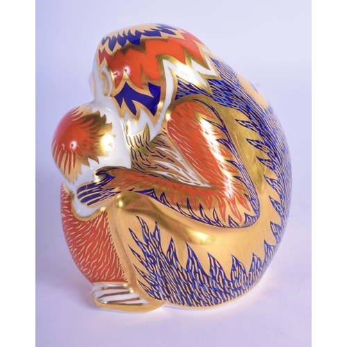 220 - Royal Crown Derby paperweight mother an baby.  10cm High