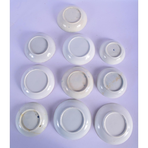 306 - AN ACADEMIC 18TH CENTURY ENGLISH PORCELAIN COLLECTION including Derby, Worcester, Liverpool etc. (qt... 