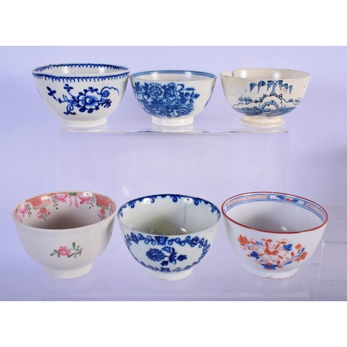 306 - AN ACADEMIC 18TH CENTURY ENGLISH PORCELAIN COLLECTION including Derby, Worcester, Liverpool etc. (qt... 