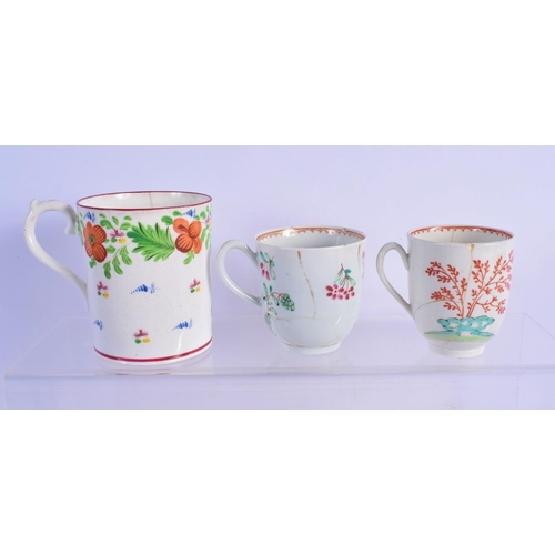 306 - AN ACADEMIC 18TH CENTURY ENGLISH PORCELAIN COLLECTION including Derby, Worcester, Liverpool etc. (qt... 