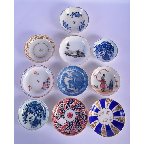 306 - AN ACADEMIC 18TH CENTURY ENGLISH PORCELAIN COLLECTION including Derby, Worcester, Liverpool etc. (qt... 