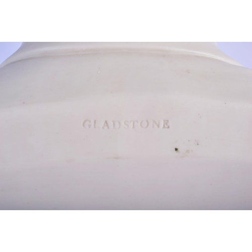309 - A LARGE 19TH CENTURY ENGLISH PARIAN WARE BISQUE GLAZED BUST modelled as a male. 42 cm x 24 cm.
