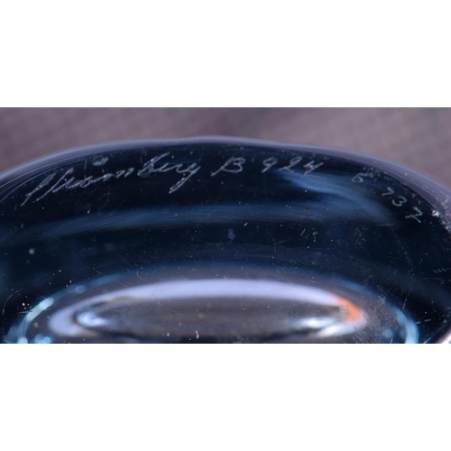 319 - FOUR EUROPEAN ART GLASS VASES. 16 cm x 12 cm. (4)