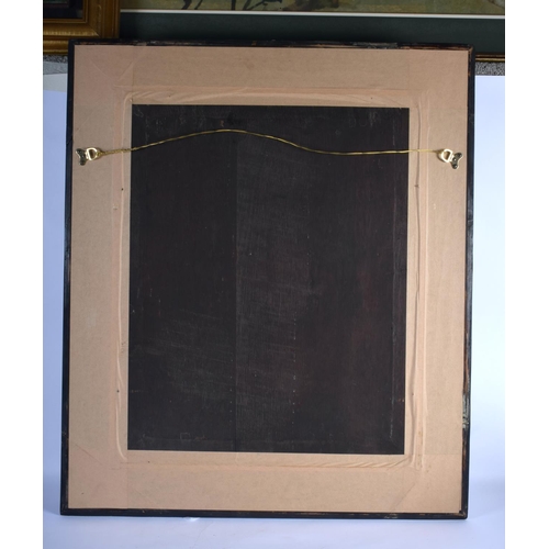 359 - European School (19th Century) Oil on board, Saints within a temple. Image 56 cm x 46 cm.