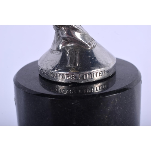 363 - A VINTAGE ROLLS ROYCE CHROME CAR MASCOT. 23 cm high.