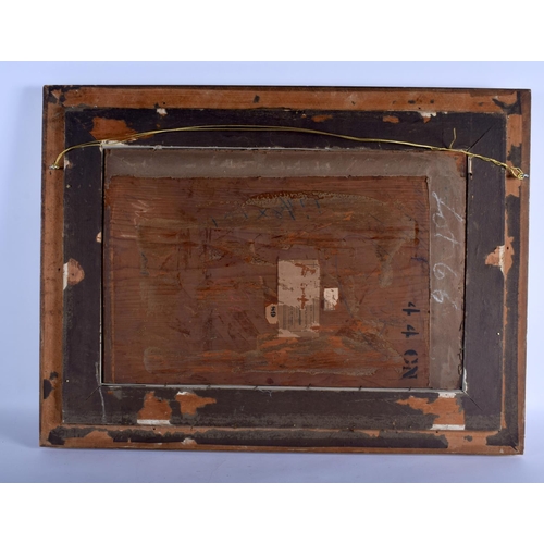 386 - Louis Cabinet (1853-1939) Oil, Impressionist Landscape. Image 50 cm x 30 cm.