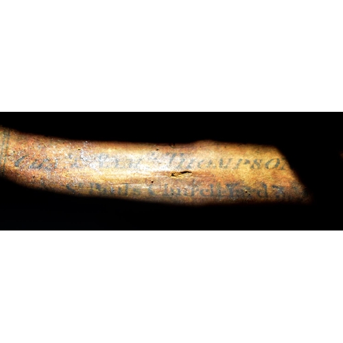 401 - A CASED 18TH CENTURY SINGLE PIECE BACK VIOLIN by Charles & Samuel Thompson C1780, together with a go... 