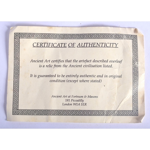 404 - A FOSSILSED CORAL SPECIMAN PAPERWEIGHT. 10.5 cm wide.