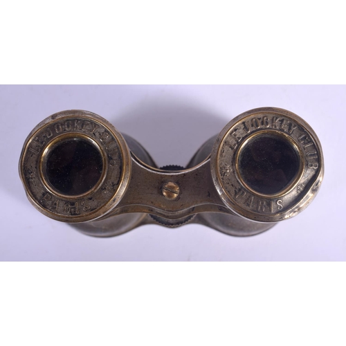 429 - A PAIR OF ANTIQUE DOLLAND OF LONDON BINOCULARS together with a pair of Jockey Club bincoluars etc. L... 