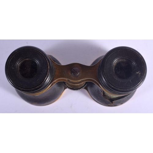 429 - A PAIR OF ANTIQUE DOLLAND OF LONDON BINOCULARS together with a pair of Jockey Club bincoluars etc. L... 