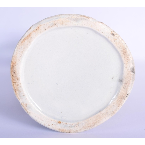 6 - A RARE 18TH/19TH CENTURY STAFFORDSHIRE PEARLWARE MARTHA GUNN CHARACTER JUG modelled taking snuff. 27... 