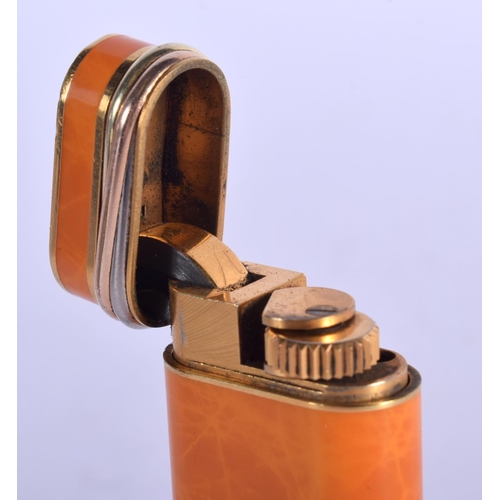 1035 - A CARTIER LIGHTER. 73 grams. 7.2 cm x 2.5 cm.