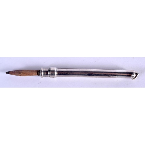 1049 - A SLVER SAMSON MORDON PENCIL HOLDER,  Hallmarked London 1897, 10cm long, weight 16g