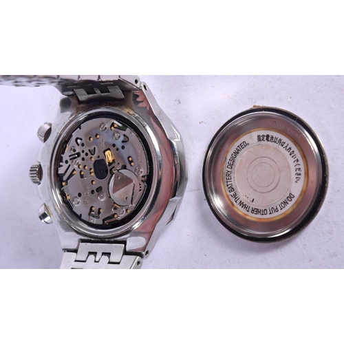 1055 - A CITIZEN ECODRIVE WRISTWATCH.  Dial 4.7cm inc crown, weight 168g