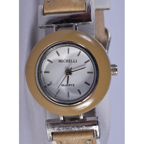 1182 - A MICHELLI WATCH. 19 grams. 2.5 cm wide inc crown.