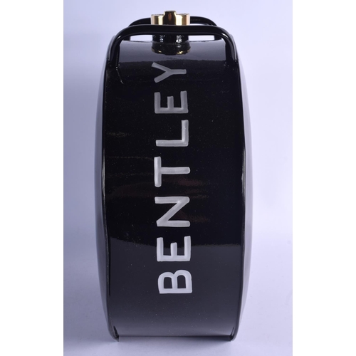 1205 - A BENTLEY OIL CAN. 36 cm x 30 cm.