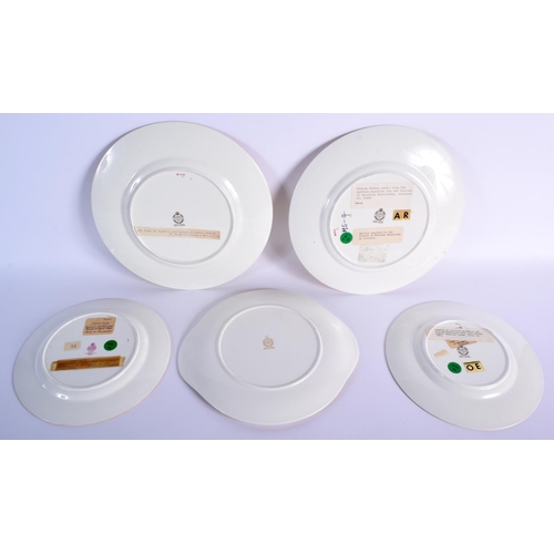 205 - 20th c. Minton crested plates, One made for Prince Henry Duke of Gloucester, another made for the Pr... 