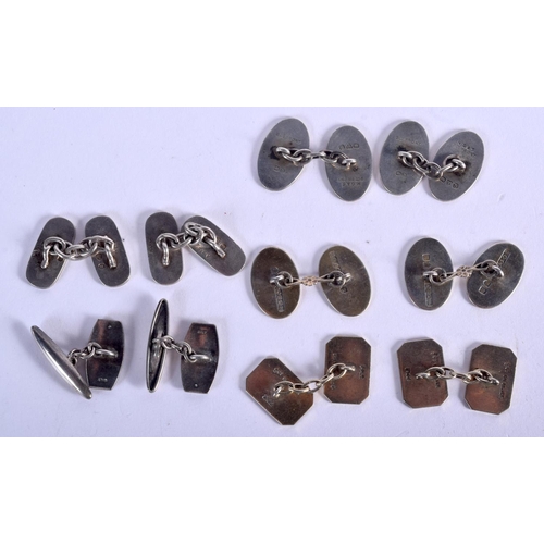 406 - OLD CUFFLINKS. 39 grams. (qty)