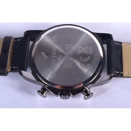 784 - A DANIEL HECHTER WRISTWATCH. 57 grams. 5 cm wide inc crown.