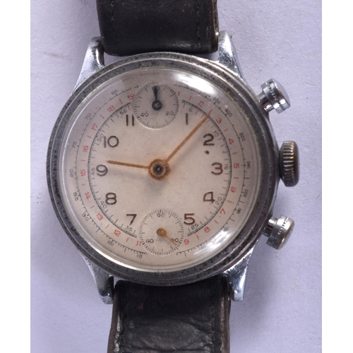 786 - A VINTAGE MILITARY WRISTWATCH. 44 grams. 3.5 cm wide inc crown.