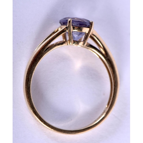 787 - A 9CT GOLD RING. 2 Grams. N/O.