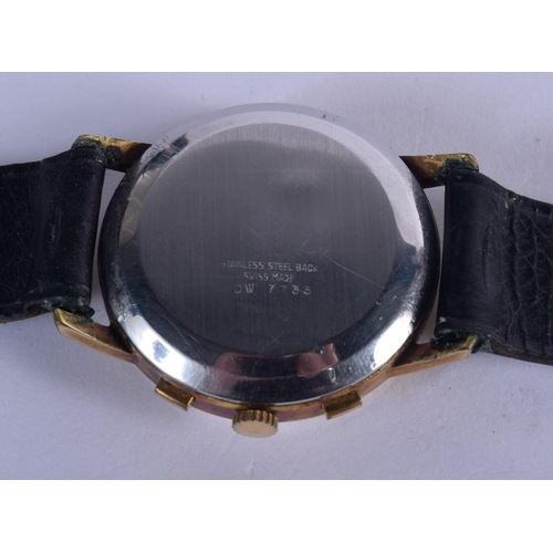 807 - AN EMPEROR CHRONOGRAPH WRISTWATCH. 42 grams. 4 cm wide inc crown.