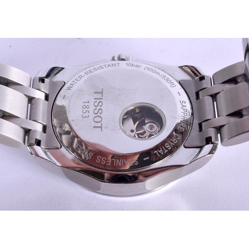 854 - A TISSOT WRISTWATCH. 228 grams. 4.5 cm wide inc crown.