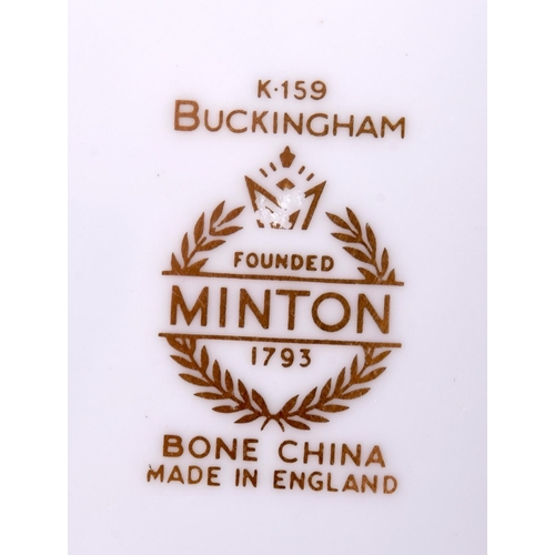 197 - 20th c. Minton part services with acid etched gilt decoration including five Winchester pattern , fo... 