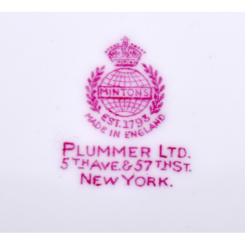 197 - 20th c. Minton part services with acid etched gilt decoration including five Winchester pattern , fo... 