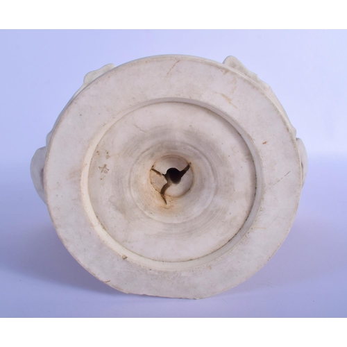 23 - A MID 19TH CENTURY ENGLISH PARIAN WARE BUST OF DR TODD after M Noble C1860. 38 cm x 25 cm.