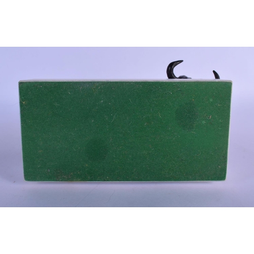 321 - European School (Early 20th Century) Bronze, Study of a bull. 24 cm x 19 cm.