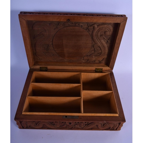 338 - AN UNUSUALLY FINE 19TH CENTURY BURMESE CARVED WOOD BASKET wonderfully formed with a three dimensiona... 