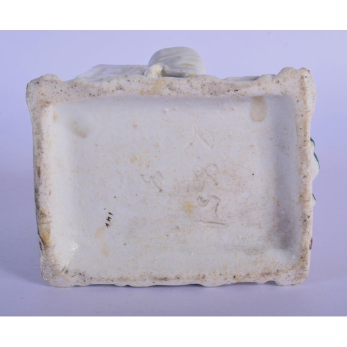 60 - AN ANTIQUE GERMAN LAST TO BED FAIRING. 8 cm x 5.5 cm.