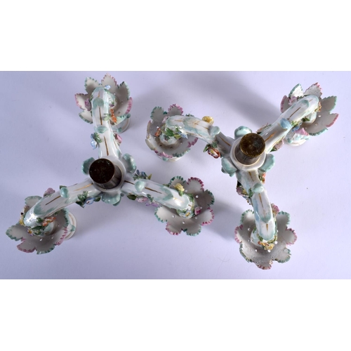 198 - 19TH C. MEISSEN PAIR OF FIGURAL CANDLABRA 36cm High