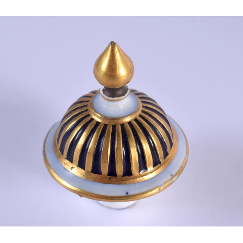 231 - A ROYAL WORCESTER TWIN HANDLED VASE AND COVER by Harry Davis, painted with a Scottish scene. 24 cm h... 