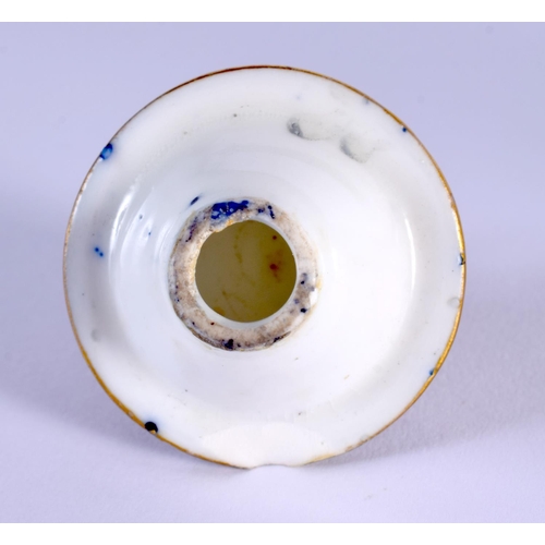 231 - A ROYAL WORCESTER TWIN HANDLED VASE AND COVER by Harry Davis, painted with a Scottish scene. 24 cm h... 