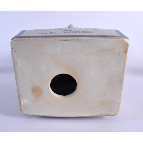 256 - A LARGE CONTEMPORARY PHRENOLOGY HEAD by Fowler. 41 cm x 17 cm.