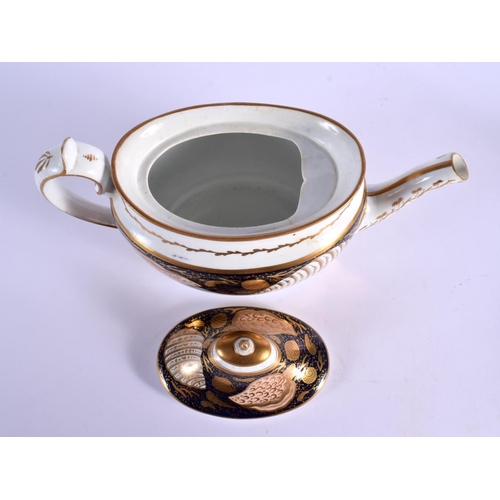 291 - AN EARLY 19TH CENTURY MILES MASON TEAPOT AND COVER together with late 18th century Limbach jug with ... 