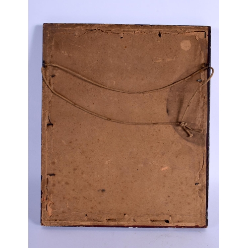 311 - AN ANTIQUE TRIBAL ENGRAVING entitled the Fijian Princess. 25 cm x 20 cm.