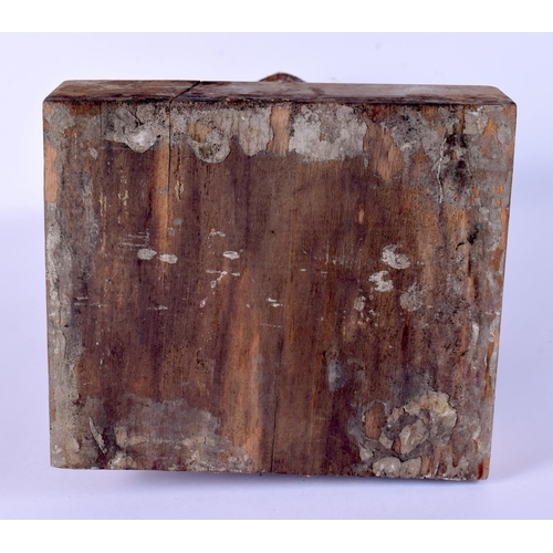 16 - A RARE LARGE 16TH CENTURY JAPANESE MUROMACHI PERIOD CARVED WOOD WARRIOR (1333-1573) modelled in armo... 