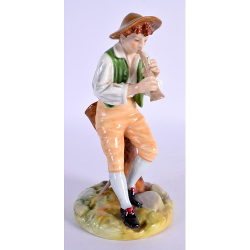 146 - Royal Worcester figure of Strephon modelled by James Hadley, shape 1803 date mark 1932. 15cm high.