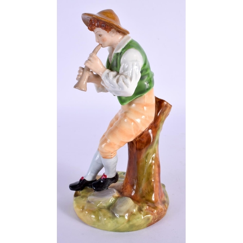 146 - Royal Worcester figure of Strephon modelled by James Hadley, shape 1803 date mark 1932. 15cm high.