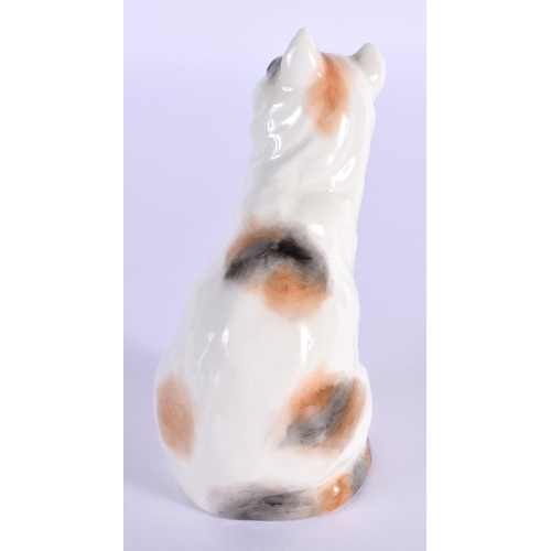 238 - Royal Worcester figure of a Short Haired Cat modelled by Frieda Doughty, black mark. 9cm high.