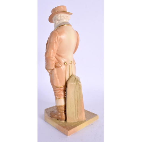 245 - Royal Worcester blush ivory figure of John Bull, the Englishman from the Countries of the World seri... 