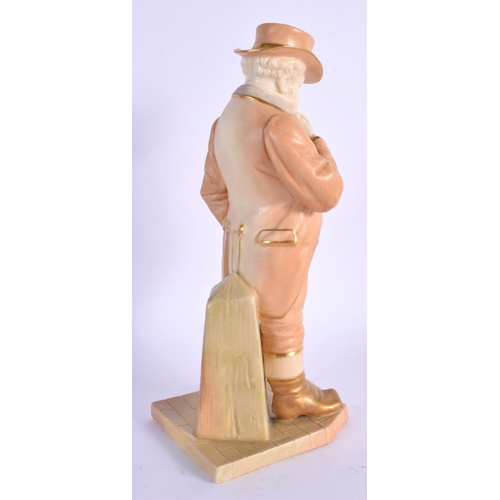 245 - Royal Worcester blush ivory figure of John Bull, the Englishman from the Countries of the World seri... 