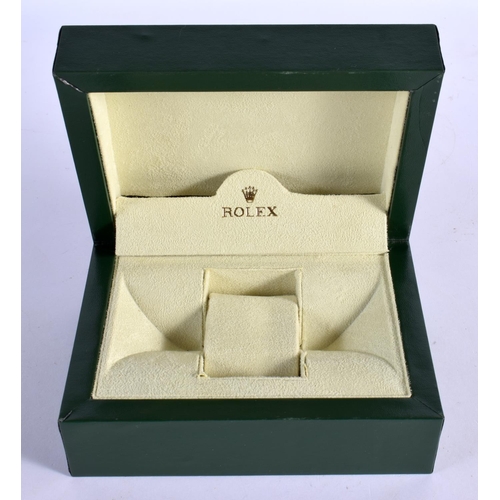 296 - A ROLEX WATCH BOX. 17 cm x 12 cm.