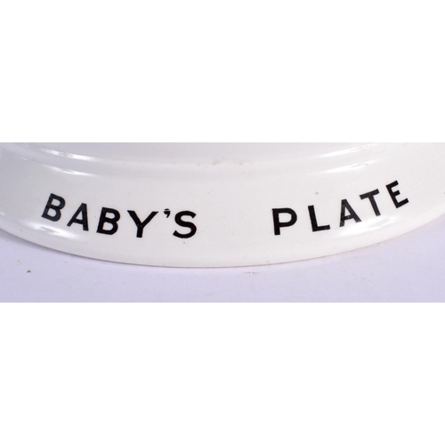 315 - A SHELLEY MABEL LUCIE ATTWELL BABYS PLATE. 15 cm diameter.