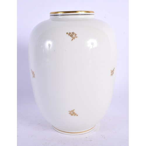 545 - A ROYAL WORCESTER COMPORT together with a Vienna vase etc. Largest 21 cm wide. (4)